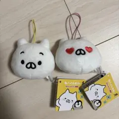ねこぺん日和 フェイスマスコット 2点セット ラウンドワン限定
