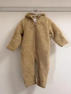 【1回着用】Baby GAPモコモコくまボアボディオール(サイズ:3〜6ヶ月)