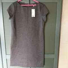 ユニクロUNIQLO ポンチワンピースL新品タグ