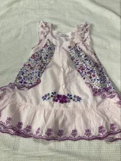 naartjie ノースリーブ 花柄刺繍 ピンク、3、100のサムネイル