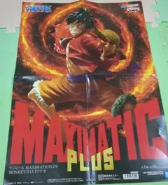 ワンピース MAXIMATIC PLUS ルフィ ポスターのサムネイル