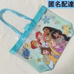 ビニールバッグ　ビーチバッグ　プールバッグ　ディズニープリンセス　ダイソー　新品