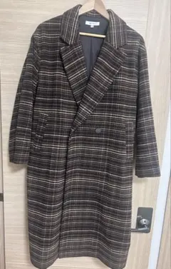 MOUSSY チェック柄 チェスターコート