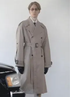 SOSHIOTSUKI 23SS インサイド ラペル トレンチコート SOSHIOTSUKI 23SS インサイド ラペル トレンチコート