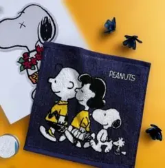 【タグ付未開封】スヌーピー　綿100%　タオル　ハンカチ