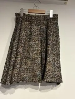 ヤンガニー　yanganyフレアスカート マルチカラー ひざ丈のサムネイル