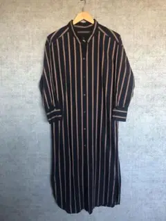 【Rouge Vif】ストライプシャツワンピース