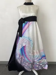 3224 着物　リメイク　ドレス　ワンピース