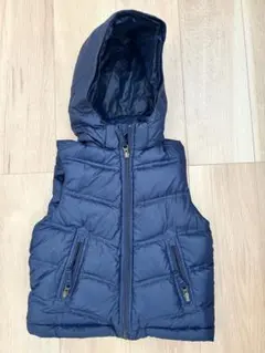 GapKids フード付きダウンベスト 120cm
