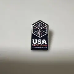 大阪万博アメリカ館ピンバッチ