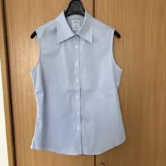 Brooks Brothers 水色 ノースリーブシャツ サイズ4