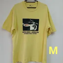 UNIQLO Tシャツ UT レコード AMOEBA MUSIC☆Mサイズ☆黄色