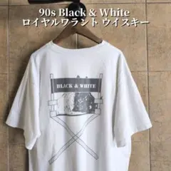 90s Black & White ウイスキー 映画 アニマル Tシャツ - メルカリ