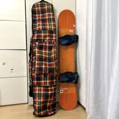 BURTON CUSTOM FLYING V 158cm スノーボードケース付き