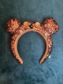 クマ耳スパンコールカチューシャ