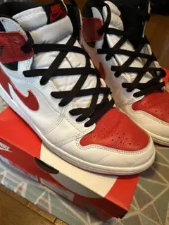 Nike ハイカットスニーカー ホワイト/レッド