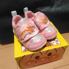 アンパンマン ベビーシューズ ピンク12.5cmムーンスター