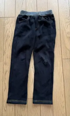 しまむら　キッズ　あったかパンツ　黒　110cm レギンスパンツ
