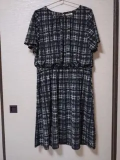 A/C DESIGN BY ALPHA CUBIC 半袖ワンピースＬサイズのサムネイル