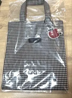 【新品】ファミリア　ギンガムチェック　トートバッグ