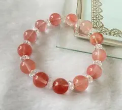 ［1点もの】新品未使用　ピンクラビットヘアルチルブレスレット