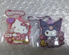 サンリオキャラクターズ　ぷっくりラバマスグミ5　ハローキティ　クロミ　セット