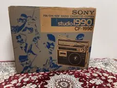箱説付】ソニー CF-1900 モノラルラジカセ 動作良好 ラジオ SONY