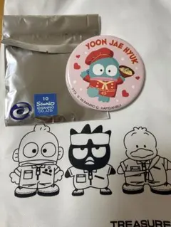treasure はぴだんぶいカフェ缶バッジ　ジェヒョク