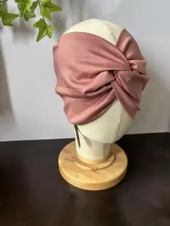 柔らか コットン スムースニット 超幅広 ターバン ヘアバンド