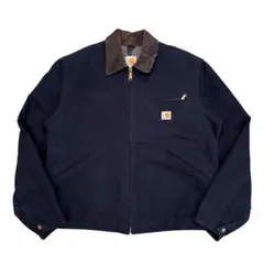 Carhartt デトロイトジャケット ネイビー 90-00年代 USA製 Carhartt カーハート ダック地 デトロイトジャケット
