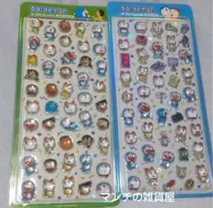 ドラえもん 韓国 正規品 3Dシール 2シートセット