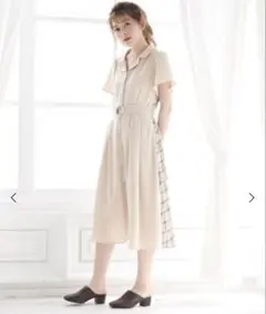 マジェスティックレゴン　シャツワンピース 半袖