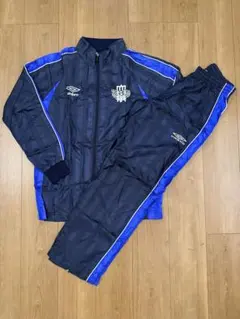 明治大学 サッカー部 ウィンドブレーカー 上下セット umbro