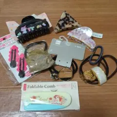 【新品未使用】GU ヘアゴムと前髪クリップセット
