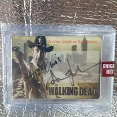 j*d様 ウォーキングデッド リック サインカード j*d様 ウォーキングデッド リック サインカード