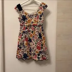 JILL STUART 花柄ノースリーブミニワンピース サイズ0