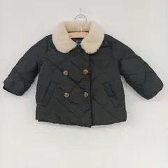 ☆【Petit main】人気キルティングコート 美品フード取り外し可能！