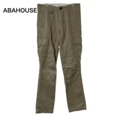 ABAHOUSE メンズカーゴ ワーク パンツ ベージュ 2 M アウトドアのサムネイル