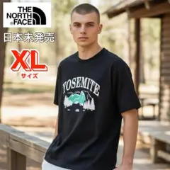 着心地も抜群❗️ノースフェイスXL メンズTシャツ半袖 ブラック ルーズフィット