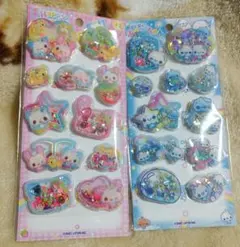 【正規品】スパンコールパーティーシール　あわわちゃん　ハッピーマーチ