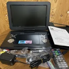山善 Qriom 14インチ ポータブルDVDプレーヤー KPD-NC140 B - メルカリ