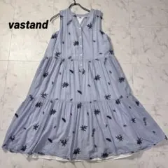 vastand 2025ss collection リーフ　花柄刺繍ワンピース