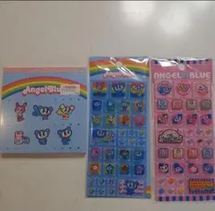 エンジェルブルー　タイルシール　メモ帳