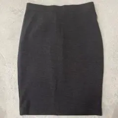 ダブルスタンダードクロージング バックポケット　タイトスカート　チャコールグレーのサムネイル