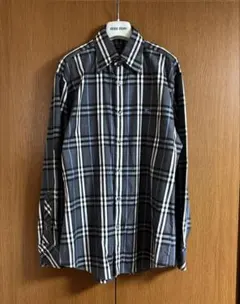 【希少・美品】BURBERRY BLACKLABEL ノバチェックシャツ　Lのサムネイル