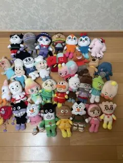アンパンマンキャラクターぬいぐるみセット 34体まとめ売り プリちぃビーンズ