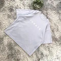 GLOBAL WORK【XL】水色 半袖 オーバーサイズ ロゴTシャツ 春夏のサムネイル