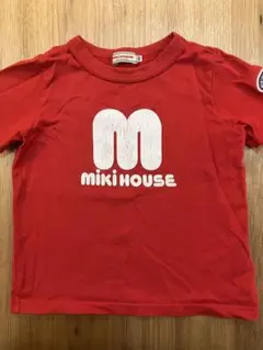 【送料込】ミキハウス Tシャツ100 mikihouse 赤 242