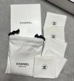 CHANEL シャネル　ノベルティ　洗えるコットンパッド 5枚セット