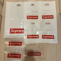シュプリーム Supreme 未使用ショッパー 旧型ビニール 5枚セット+透明3